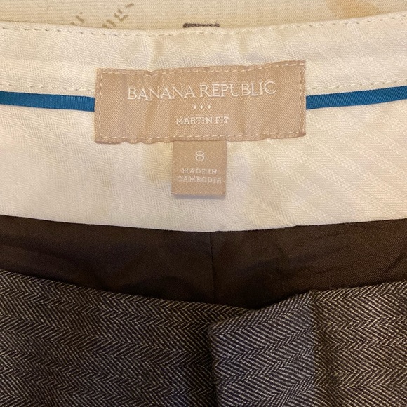 Banana Republic Factory “tweed” pant, Martin Fit, size 8 - Picture 3 of 9